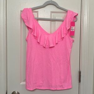 NWT Lilly Pulitzer Alessa Top - Pelican Pink